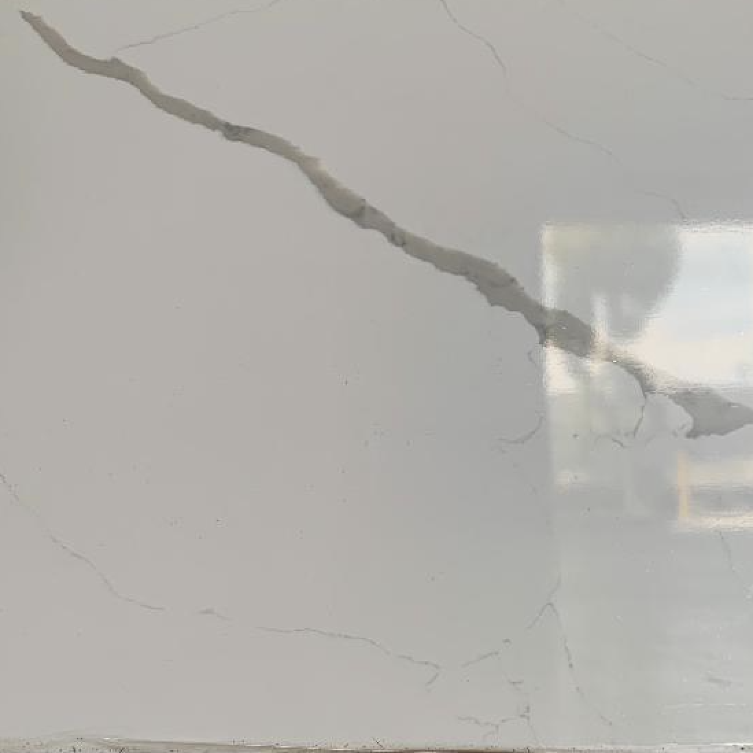 ecs03 calacatta white quartz countertop slabs